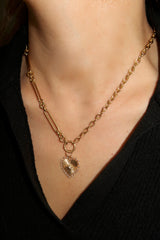 Gold Heart Charm 14K