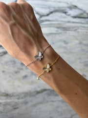 Fluted Butterfly Bracelet
