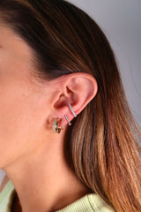 Diamond Earcuff and Yellow Gold 14k