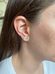 Hand Shell Gold Studs