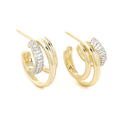 Triple Hoop Two Tones