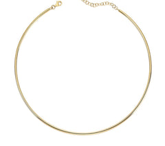 Gold Choker Necklace 14k