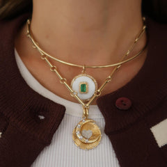 Bar Link Gold Chain 14k