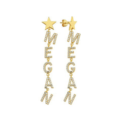 Star Name Earrings