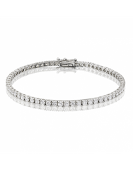 Diamond Tennis Bracelet White Gold 14k