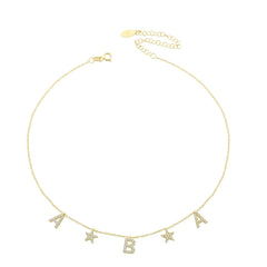 Triple Star Necklace