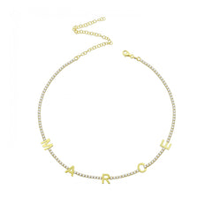 Name Tennis Necklace