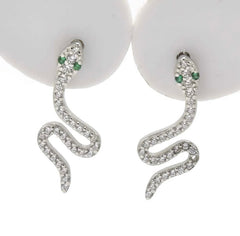 Silver and Gold Snake Studs