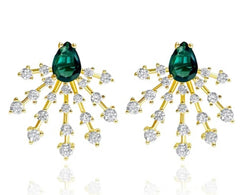 Emerald Spike Formal Studs
