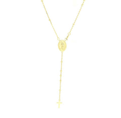 Gold Rosary Necklace