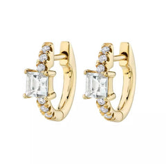 Diamond Mini Hoops