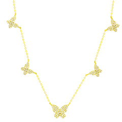 5 Butterfly Necklace