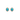 Round Turquoise Diamond Halo Studs 14k