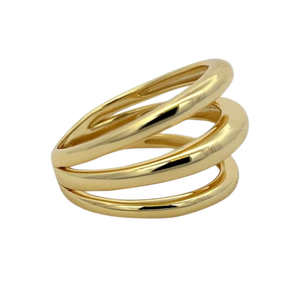 Triple Row Gold Ring