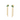 Gold Vintage Emerald Earrings