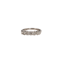 Diamond Multishape White Gold Ring 14k