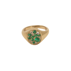 Indie Emerald Pinky Ring