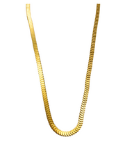 Snake Coin Gold Necklace