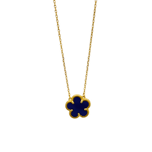 Blue Clove Gold Necklace