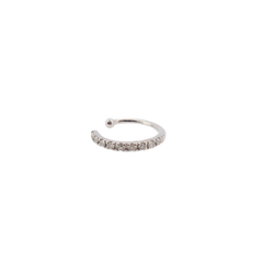 Diamond White Gold Earcuff 14k
