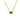 Emerald Paper Clip Necklace