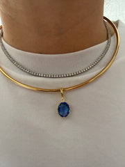 Loose Blue Crystal Charm