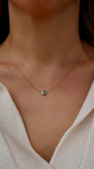 Toi Et Moi Emerald and Diamond Necklace