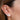 Oval Diamond Gold Illusion Studs 14k