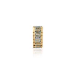 Aquamarine Baguette Rondelle