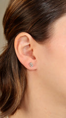 Emerald Cut Lab Diamond Studs 14k