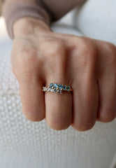 Swiss Topaz Ring 18k