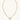 Round Push Clasp Paperclip Chain