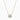 Single Big Round Diamond Bezel Necklace