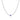 Heart Sapphire Tennis Necklace