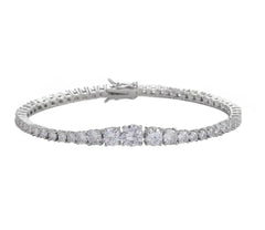 Small to Big Stones Tennis Bracelet