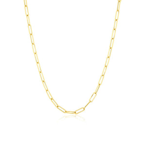 Classic Skinny Paperclip Necklace