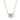 Paperclip Triple Rondelle Gold Necklace