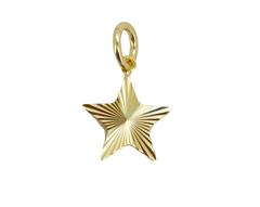 Flutted Star Charm