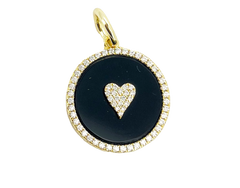 Black Heart Charm