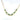 Emerald and Diamond Pear Gold Necklace