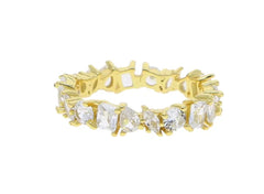 Gold Geometric Band