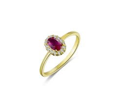 Ruby Diamond Ring