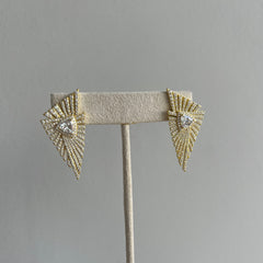 Evening Gold Studs