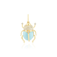 Turquoise Bettle 14K