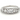 Double Row Pave Stone Silver Ring