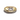 Two Tones Double Band Emerald Cut Ring