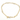 Heart Zircon Bezel Gold Bracelet