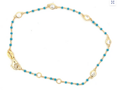 Diamond Cross Hoop