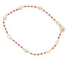 Diamond Cross Hoop
