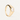 Rectangle Diamond Gold Thick Ring